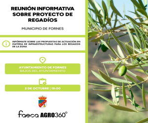 Reunión informativa sobre proyecto de regadíos en Fornes