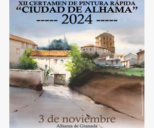 Diputación hace público el XII Certamen de Pintura Rápida «Ciudad de Alhama» 2024