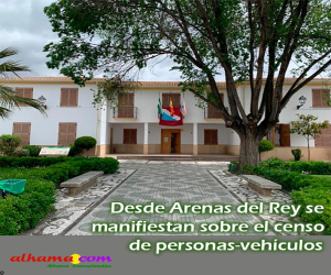 Desde Arenas del Rey se manifiestan sobre el censo de personas-vehículos