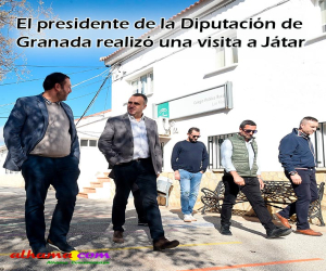 El presidente de la Diputación de Granada realizó una visita a Játar
