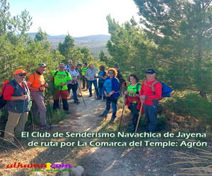 El Club de Senderismo Navachica de Jayena de ruta por La Comarca del Temple: Agrón