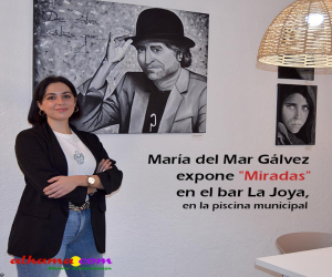 María del Mar Gálvez expone "Miradas" en el bar La Joya de la piscina municipal