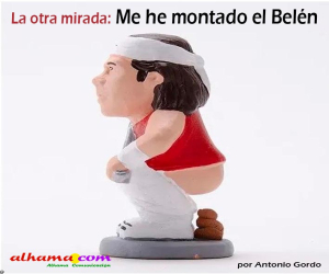 Intentaba poner el Belén, pero resulta que me lo he montado