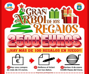 El Gran Árbol de los regalos, hasta el viernes 3 de enero de 2025