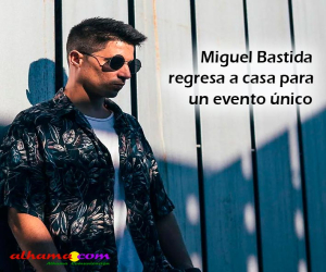 El que ha sido elegido como Alhameño del Año, Miguel Bastida, regresa a casa para un evento único