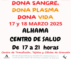 Donaciones de sangre y plasma, es lunes y martes