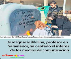José Ignacio Molina, profesor en Salamanca. ha captado el interés de los medios de comunicación