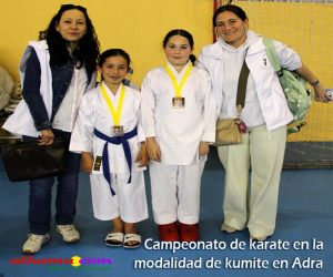 Campeonato de karate en la modalidad de kumite en Adra