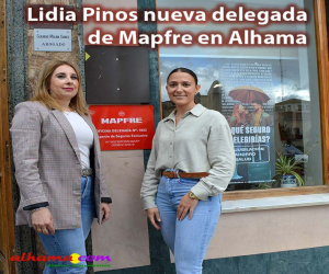 Lidia Pinos nueva delegada de Mapfre en Alhama