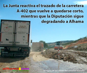 La Junta reactiva el trazado de la carretera A-402 que vuelve a quedarse corto y ya se eterniza