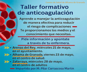 Taller de Anticoagulación, realizado por el Centro de Salud Alhama