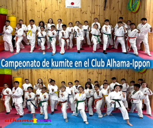 Campeonato de kumite en el Club Alhama-Ippon 