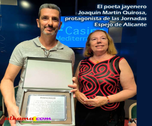 El poeta jayenero Joaquín Martín Quirosa, protagonista de las Jornadas Culturales de Espejo de Alicante