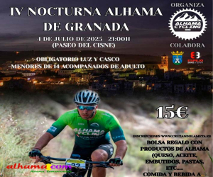 Alhama Cycling prepara la cuarta edición de su ruta nocturna para el próximo 4 de julio