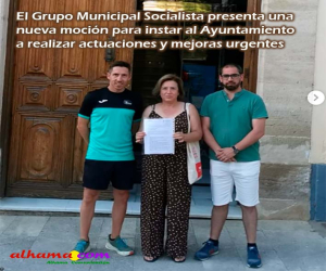 El Grupo Municipal Socialista presenta una nueva moción para instar al Ayuntamiento a realizar actuaciones y mejoras urgentes