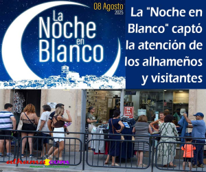 La "Noche en Blanco" captó la atención de los alhameños y visitantes
