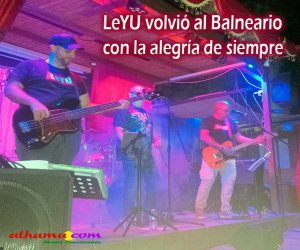 LeYU volvió al Balneario con la alegría de siempre