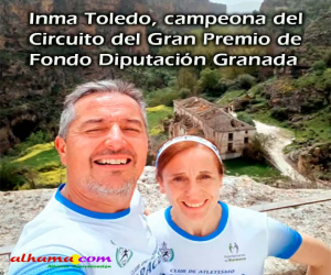 La zafarrayera Inma Toledo, campeona del Circuito Gran Premio de Fondo de la Diputación de Granada