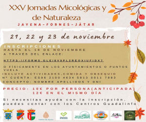 Abierto el plazo para las XXV Jornadas Micológicas y de Naturaleza 2025