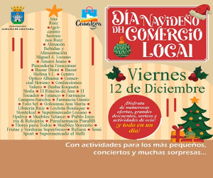 Este viernes 12 de diciembre será el Día navideño del Comercio Local 
