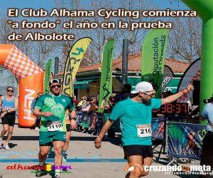 El Club Alhama Cycling comienza "a fondo" el año en la prueba de Albolote