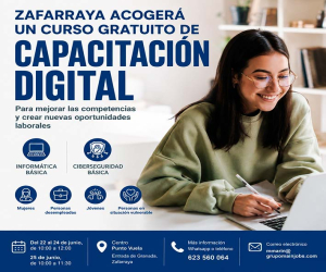 Zafarraya acogerá un curso gratuito de capacitación digital para mejorar las oportunidades laborales