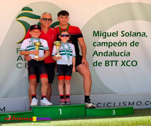 Miguel Solana, campeón de Andalucía de BTT XCO