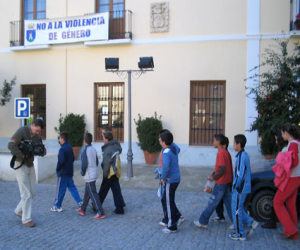 El Club de las ideas graba un programa con los escolares de Alhama