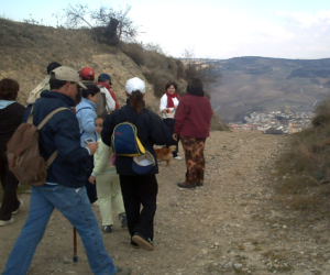 La II ruta de senderismo llegó hasta el quejigo centenario de Júrtiga