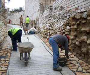 Las obras de las calles La Mina, Rivera de los Molinos y Camino Torresolana se terminarán en breve