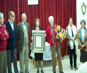 El Centro de Día de Alhama homenajea a María Angustias Gutiérrez Velasco