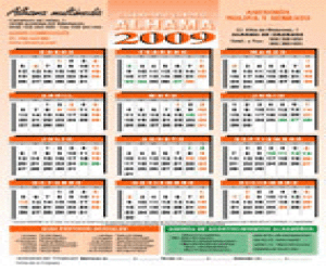 Ya está disponible el calendario laboral oficial para 2009