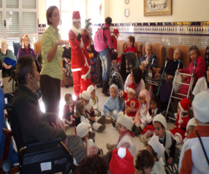 Los más peques visitaron a los mayores