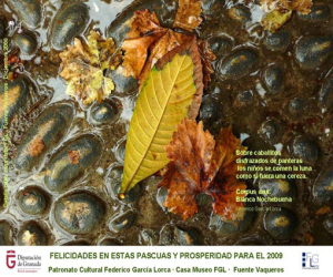 Felicitación de la Casa Museo Federico García Lorca, de Fuentevaqueros