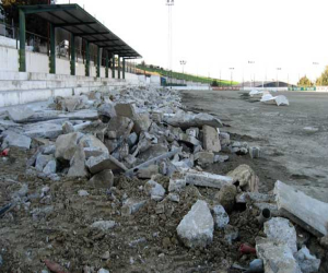 Empezaron las obras del campo de fútbol