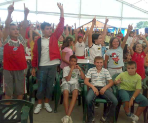 Los más pequeños se divierten en la feria 2009