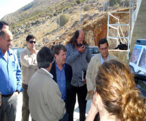 El presidente de la Diputación de Granada visitó Ventas de Zafarraya