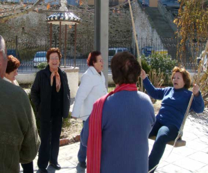 Una Candelaria de migas, roscos fritos, vino del terreno...