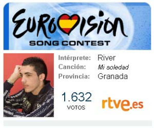 River consigue 1.632 votos para 'Mi soledad'