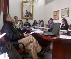 Reunion del PDS en Alhama