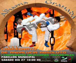 Campeonato de Andalucía de karate este fin de semana en Alhama