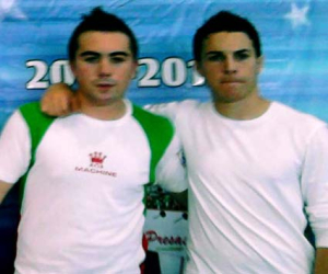 Dos alhameños en el Campeonato de España de Futbolín