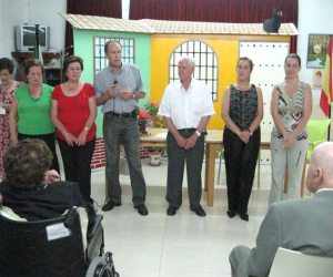 Visitación Fernández y Manuel Flores homenajeados por los mayores