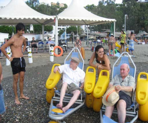 Los mayores de la Residencia se fueron de playa