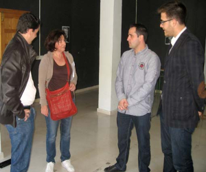 El nuevo director de IAJ visitó la escuela de música de Alhama