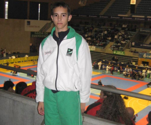 Kevin queda en un cuarto puesto en el campeonato de España de kárate
