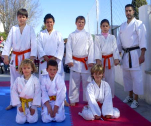 Exhibición de kárate en Arenas del Rey