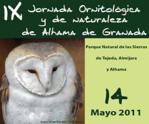  El sábado 14 de mayo la IX Jornada Ornitológica