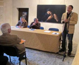 Andrés García Maldonado en la inauguración de Rincrea