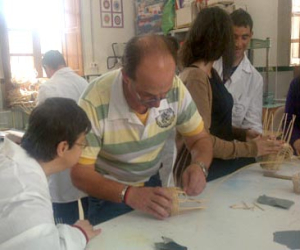 Los alumnos del curso "Monitor de tiempo libre" conocen el Centro Ocupacional